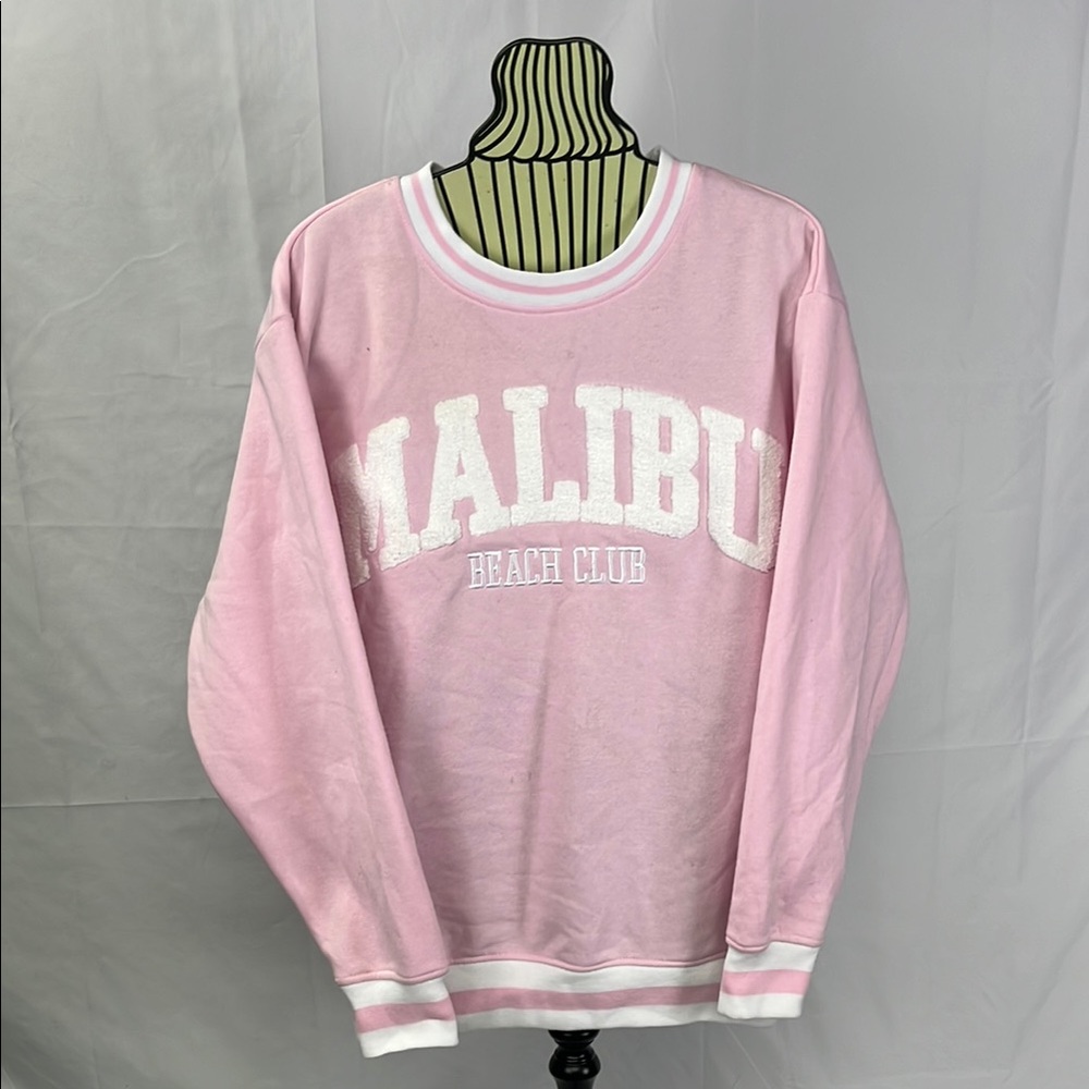 Chemistry Pink and White Sweatshirt